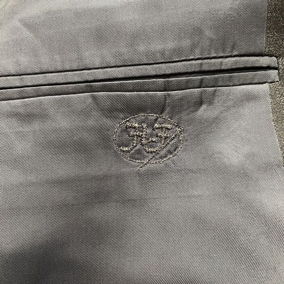 Hickey Freeman Men's 43 Blue Striped 100% Wool Boardroom Suit Jacket Blazer - Picture 9 of 12